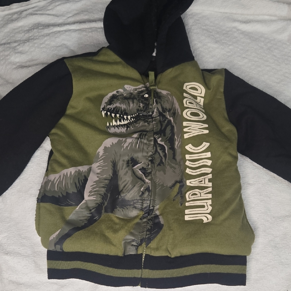 Jurassic World Kids Hoodie - Green and Black